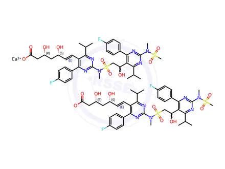 Chemical structure of Rosuvastatin Related Compound B