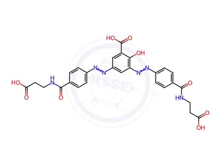 Chemical structure of Balsalazide Impurity 3 (Balsalazide USP Related Compound B)
