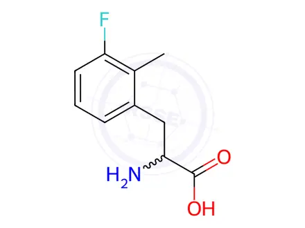 Chemical structure of 2-Amino-3-(3-fluoro-2-methylphenyl)propanoic acid