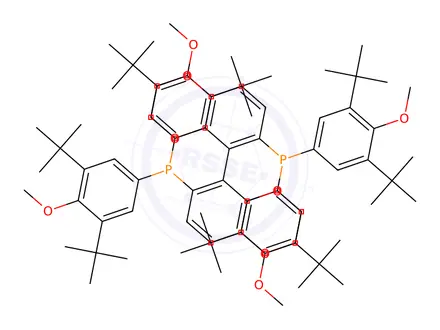Chemical structure of (5S)-6,6'-Bis(bis(3,5-di-tert-butyl-4-methoxyphenyl)phosphaneyl)-2,2',3,3'-tetrahydro-5,5'-bibenzo[b][1,4]dioxine