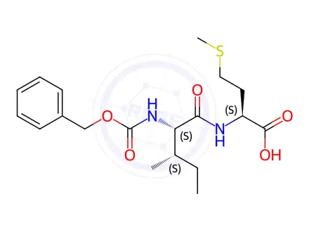 Chemical structure of Z-ILE-MET-OH