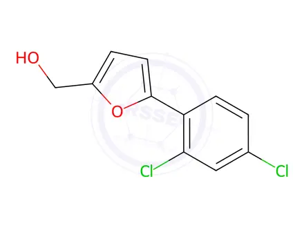 Chemical structure of [5-(2,4-Dichlorophenyl)furan-2-yl]methanol