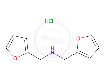 Chemical structure of Bis(furan-2-ylmethyl)amine hydrochloride