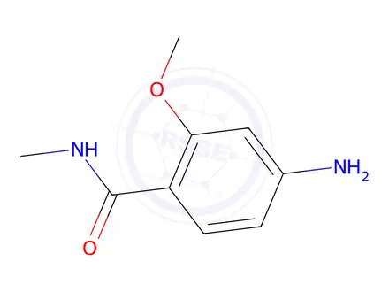 Chemical structure of 4-Amino-2-methoxy-N-methylbenzamide