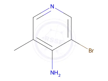 Chemical structure of 3-bromo-5-methyl-pyridin-4-amine