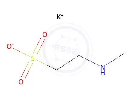 Chemical structure of Potassium 2-(methylamino)ethanesulfonate