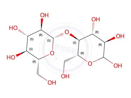 Chemical structure of Cellobiose