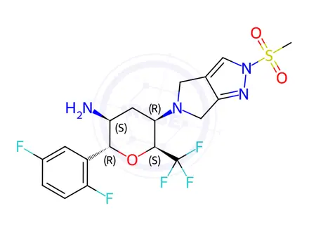 Chemical structure of Cofrogliptin