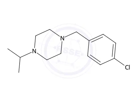 Chemical structure of 1-(4-Chlorobenzyl)-4-isopropylpiperazine