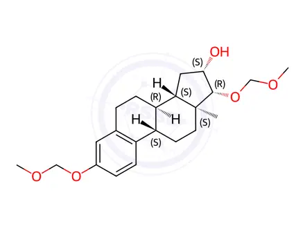 Chemical structure of Estriol Impurity 42