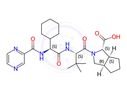 Chemical structure of Telaprevir Impurity 2