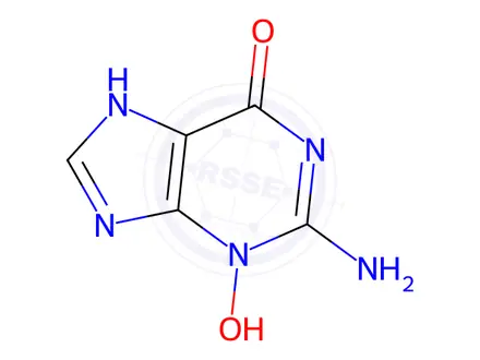 Chemical structure of Guanine 3-N-Oxide