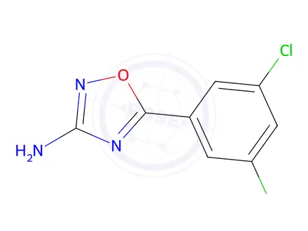 Chemical structure of 5-(3,5-Dichlorophenyl)-1,2,4-oxadiazol-3-amine