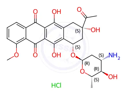 Chemical structure of Epirubicin EP Impurity F