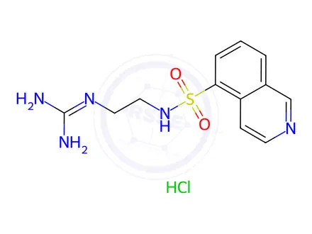 Chemical structure of N-(2-Guanidinoethyl)-5-isoquinolinesulfonamide Hydrochloride