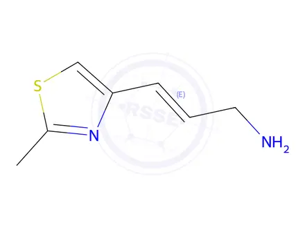 Chemical structure of 3-(2-Methylthiazol-4-yl)prop-2-en-1-amine
