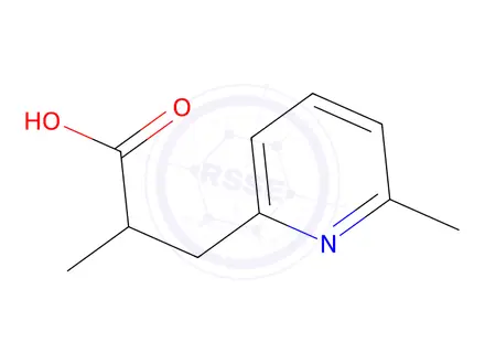 Chemical structure of 2-Methyl-3-(6-methylpyridin-2-yl)propanoic acid
