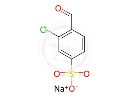 Chemical structure of Sodium 4-chloro-3-formylbenzenesulfonate