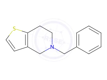 Chemical structure of Ticlopidine Impurity 4(Ticlopidine EP Impurity D)