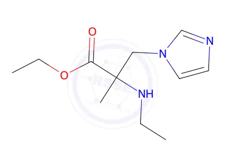 Chemical structure of Ethyl 2-(ethylamino)-3-(1h-imidazol-1-yl)-2-methylpropanoate