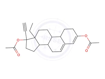 Chemical structure of Norgestimate Impurity 9