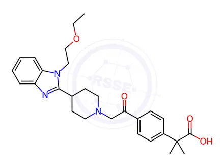 Chemical structure of Bilastine Impurity 194