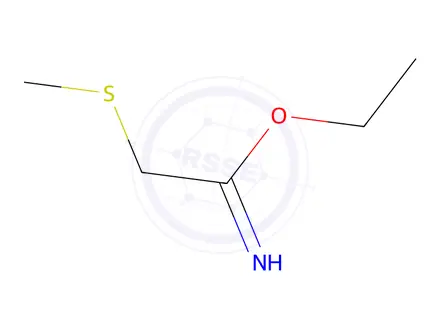 Chemical structure of ethyl 2-(methylsulfanyl)ethanimidate hydrochloride
