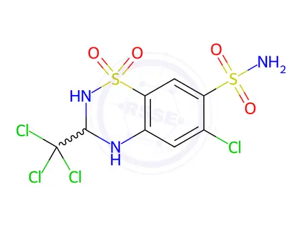 Chemical structure of teclothiazide