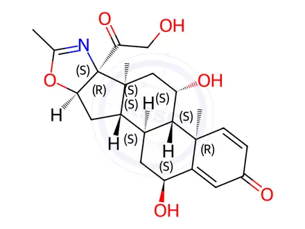 Chemical structure of Deflazacort Impurity 21