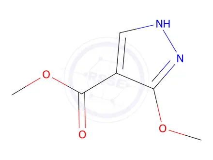 Chemical structure of Methyl 3-methoxy-1H-pyrazole-4-carboxylate
