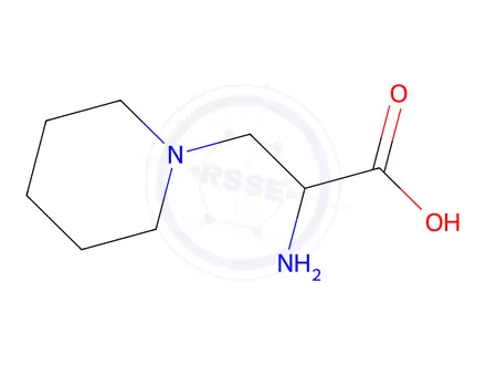 Chemical structure of 2-Amino-3-(piperidin-1-yl)propanoic acid