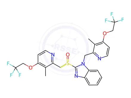 Chemical structure of Lansoprazole Impurity P