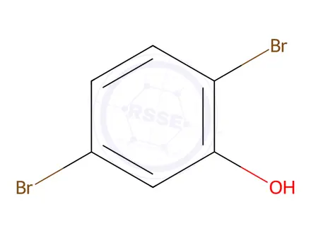 Chemical structure of 2,5-Dibromophenol
