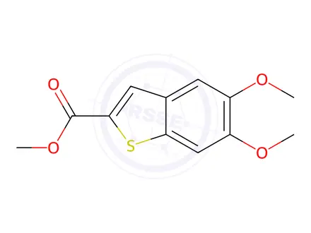 Chemical structure of 5,6-DIMETHOXY-BENZO[B]THIOPHENE-2-CARBOXYLIC ACID METHYL ESTER