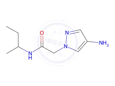 Chemical structure of 2-(4-Amino-1h-pyrazol-1-yl)-N-(sec-butyl)acetamide