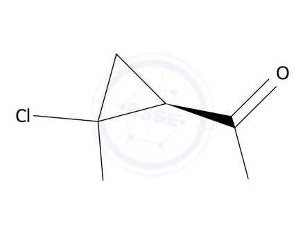 Chemical structure of (S)-2,2-dichlorocyclopropane-1-carboxylic acid