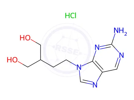 Chemical structure of Famciclovir Related Compound A