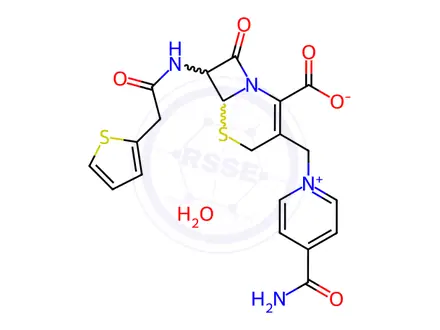 Chemical structure of Cefalonium