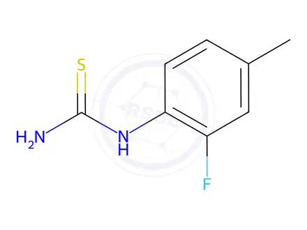 Chemical structure of 1-(2-Fluoro-4-methylphenyl)thiourea