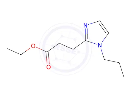 Chemical structure of ethyl 3-(1-propyl-1H-imidazol-2-yl)propanoate