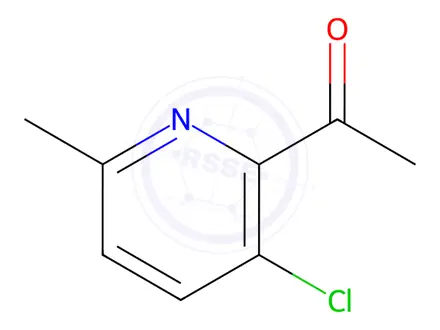 Chemical structure of 1-(3-Chloro-6-methylpyridin-2-yl)ethanone