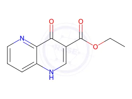 Chemical structure of Ethyl 4-hydroxy-[1,5]naphthyridine-3-carboxylate