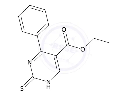 Chemical structure of Ethyl 4-phenyl-2-thioxo-1,2-dihydropyrimidine-5-carboxylate