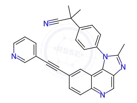 Chemical structure of NVP-BAG956
