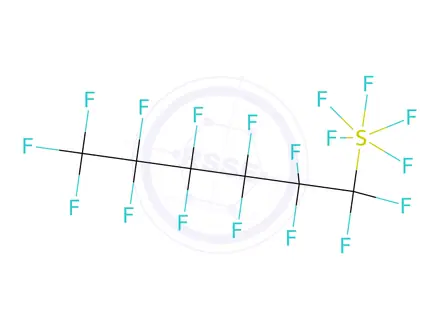 Chemical structure of PERFLUOROHEXYLSULPHURPENTAFLUORIDE