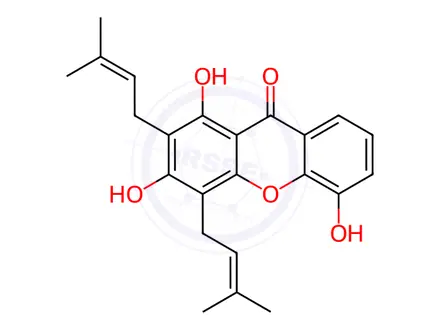 Chemical structure of 8-Desoxygartanin