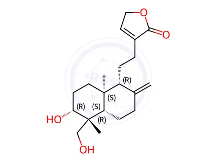 Chemical structure of Deoxyandrographolide