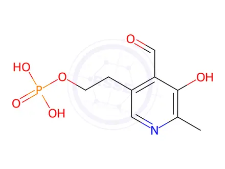 Chemical structure of 5-(2-phosphonoethyl)pyridoxal
