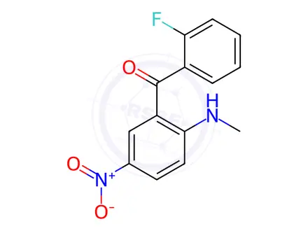 Chemical structure of Flunitrazepam Impurity 4 (Flunitrazepam EP Impurity D)