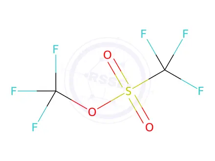 Chemical structure of Trifluoromethanesulfonic acid trifluoromethyl ester